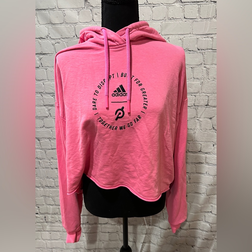 Peloton Adidas Cropped Hoodie